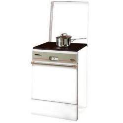Fourneau - Cuisinière Bois GODIN ARPEGE Blanc 8 kW