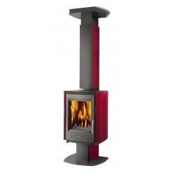 Poêle à bois SUPRA LOUISIANE 2-06 Bordeaux 9 kW