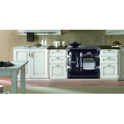 Cuisinière Bois LACUNZA CLASICA 5 Noir et Laitonnée 9 kW