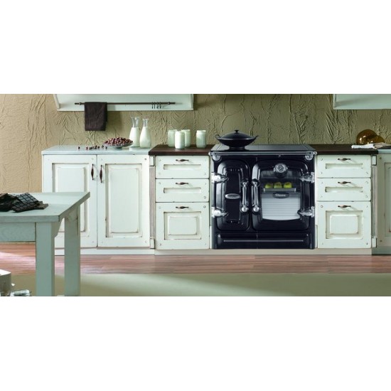 Cuisinière Bois LACUNZA CLASICA 5 Noir et Laitonnée 9 kW