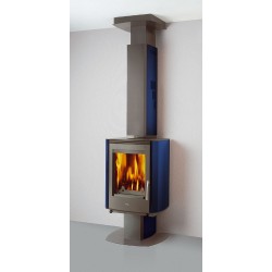 Poêle à bois SUPRA LOUISIANE 2 25 Bleu 9 kW