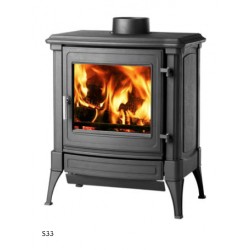 Poêle à Bois EFEL S33++48 Graphite 9 kW