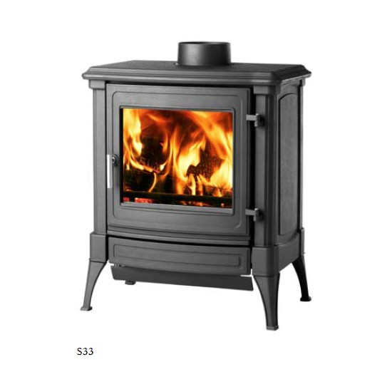 Poêle à Bois EFEL S33++48 Graphite 9 kW