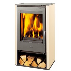 Poêle à Bois SUPRA TEXAS 2 03 Ivoire 9 kW