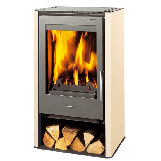 Poêle à Bois SUPRA TEXAS 2 03 Ivoire 9 kW