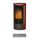 Poêle à Bois FIREPLACE ETOILE 102 Céramique Bordeaux 5 kW