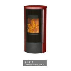 Poêle à Bois FIREPLACE ETOILE 102 Céramique Bordeaux 5 kW