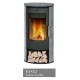Poêle à Bois FIREPLACE MONTE CARLO Acier Pierre Ollaire 5 kW