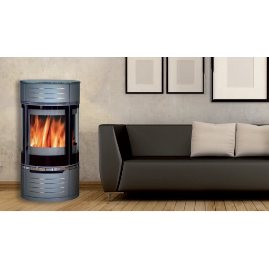 Poêle à Bois SYLVATIKA ARDAL 7 Acier Gris 7 kW