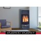 Poêle à Bois SYLVATIKA ATLANTIK Acier Noir 5 kW