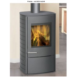 Poêle à Bois SYLVATIKA FANA 8 Acier Noir 7 kW