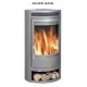 Poêle à Bois SYLVATIKA SIMO 8 Acier Gris 8 kW