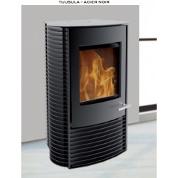 Poêle à Bois SYLVATIKA TUUSULA Acier Noir 7 kW