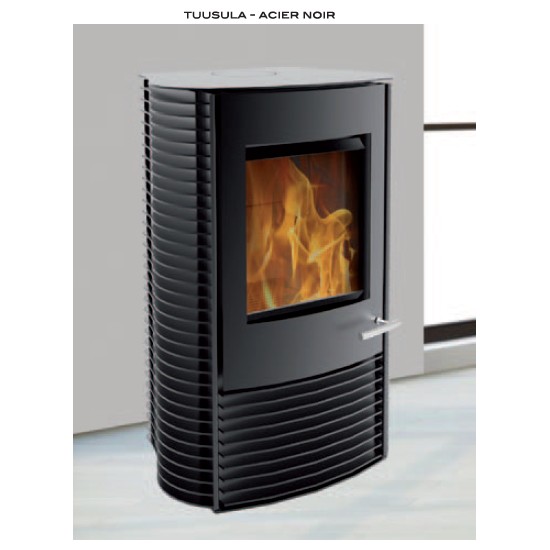 Poêle à Bois SYLVATIKA TUUSULA Acier Noir 7 kW