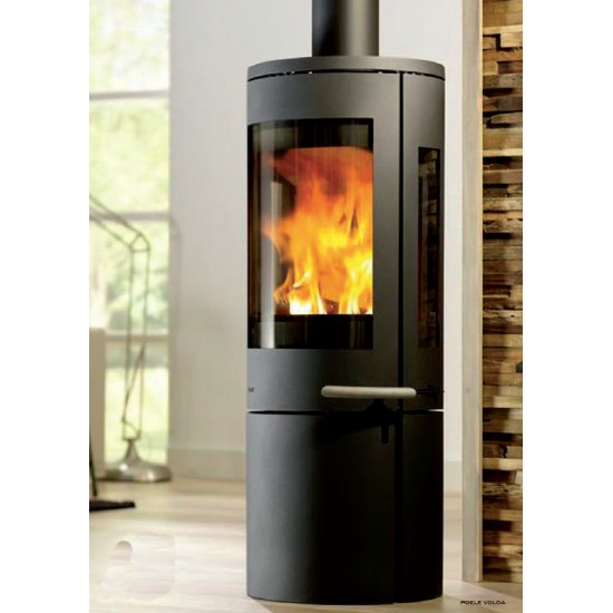 Poêle à Bois SYLVATIKA VOLDA 7 Acier Noir 10 kW