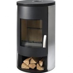 Poêle à bois Sienna inox 8kW Supra