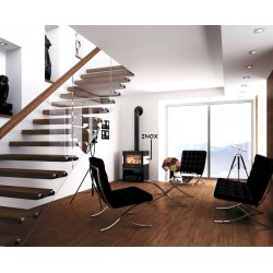 Poêle à Bois LACUNZA TITANIUM 703 Noir Inox 10 kW