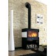 Poêle à Bois LACUNZA TITANIUM 703 Noir Blanc 10 kW