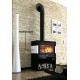 Poêle à Bois LACUNZA TITANIUM 703 Noir Bordeaux 10 kW