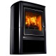 Poêle à Bois DEVILLE ELAN 1 Céramique Noir 6 kW