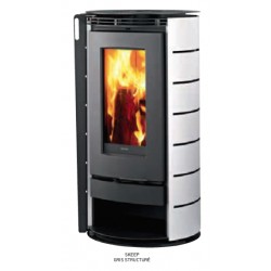 Poêles à Bois SUPRA SKEEP Gris Structuré 5 kW