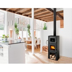 Poêle à Bois SUPRA AKNAA Gris 7 kW