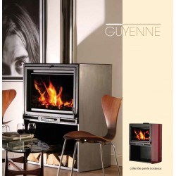 Poêle à Bois Cheminée FRANCO BELGE GUYENNE VISION Bordeaux 8 kW