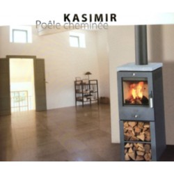 Poêle à Bois Cheminée FRANCO BELGE KASIMIR Pierre Ollaire 6 kW