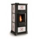 Poêle à Granulés PALAZZETTI MARGHERITA Fleur Rouge 9 kW