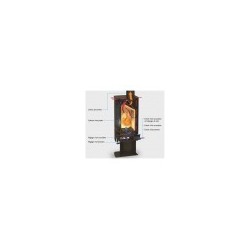 Poele a bois Fireplace Monte carlo