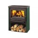 Poêle à Bois SUPRA CHATENOIS 15 Vert 9 kW