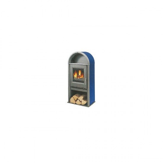 Poêle à Bois SUPRA OSLO 25 Bleu 7 kW