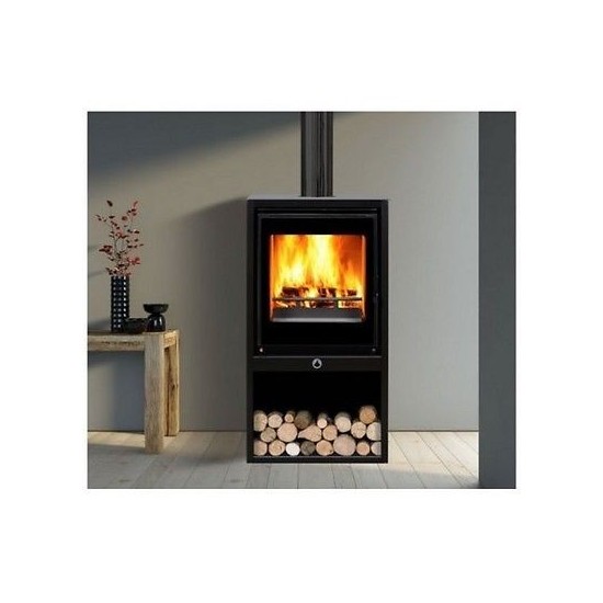 Poêle à Bois DEVILLE MERCURE 50 Etanche Noir 6 kW