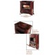Poêle à bois DEVILLE VINTAGE Brun Majolique 9 kW