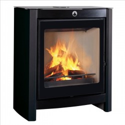 Poêle à Bois DEVILLE JASPE Noir 12 kW
