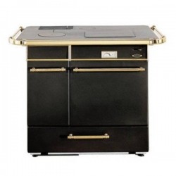 Cuisinière Bois GODIN CHATELAINE 6155 Noir Rustique 10,5 kW