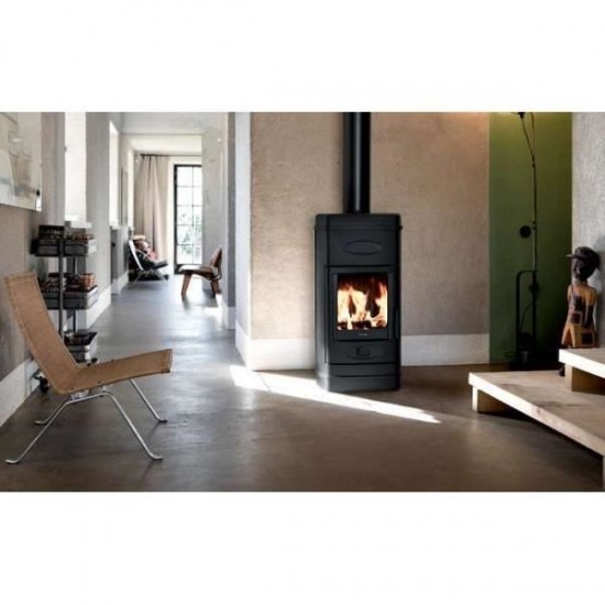 Poêle à Bois SUPRA ADES Noir 8 kW