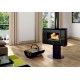 Poêle a Bois SUPRA ROCKSCREEN Noir 10 kW