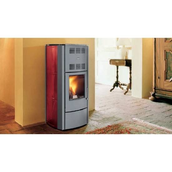 Poêle à Granules PALAZZETTI EMI ECOFIRE Bordeaux 7 kW