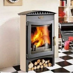 Poêle à Bois GODIN BRULHAUT Sable 15 kW