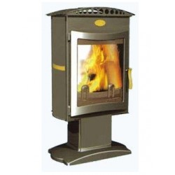 Poêle à Bois GODIN BRULHAUT Noir 15 kW