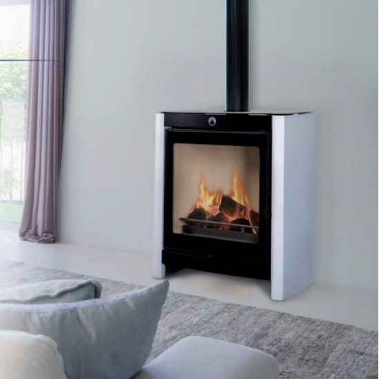 Poêle à Bois DEVILLE JASPE Gris 12 kW