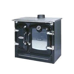 CUISINIERE A BOIS MERVILLE NOIRE 4341001Y FRANCO BELGE
