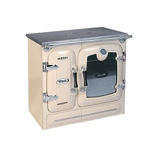 CUISINIERE A BOIS MERVILLE CREME 4341101P FRANCO BELGE