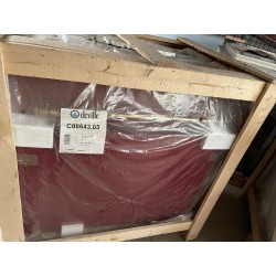 Cuisinière DEVILLE Bois et Charbon Rouge