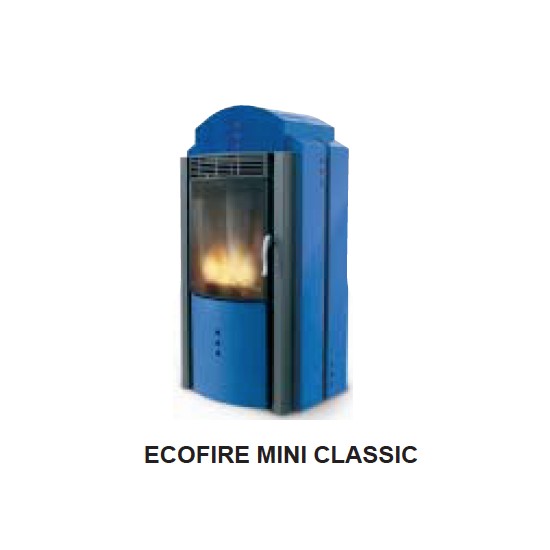 Poêle à granules PALAZZETTI ECOFIRE CLASSIC Mini Bleu 8 kW