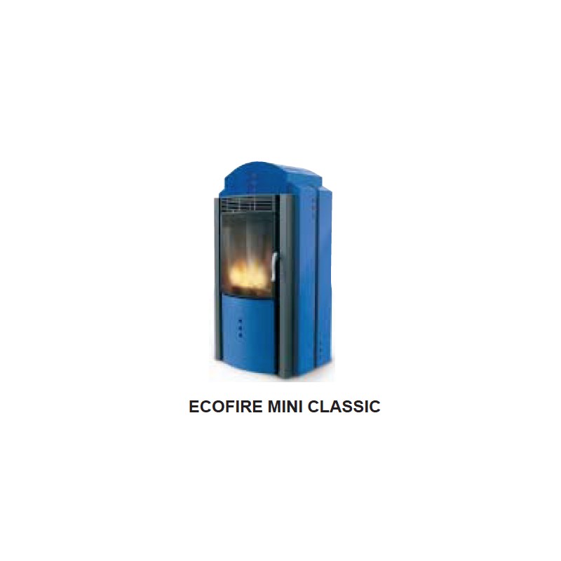 Poêle à granules PALAZZETTI ECOFIRE CLASSIC Mini Bleu 8 kW