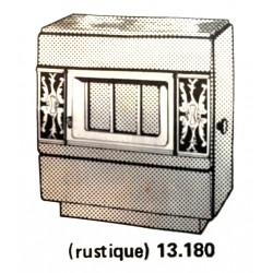 Poêle à Bois FRANCO BELGE Marron 13 kW
