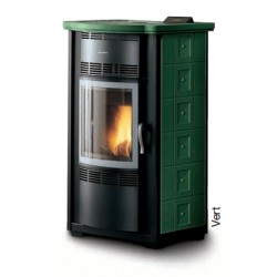Poêle à Granulés PALAZZETTI ECOFIRE LARA Vert 8 kW