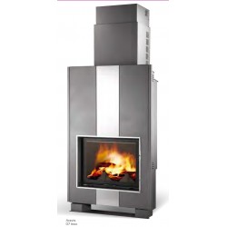 Cheminée SUPRA ARAVIS 07 Inox 11 kW